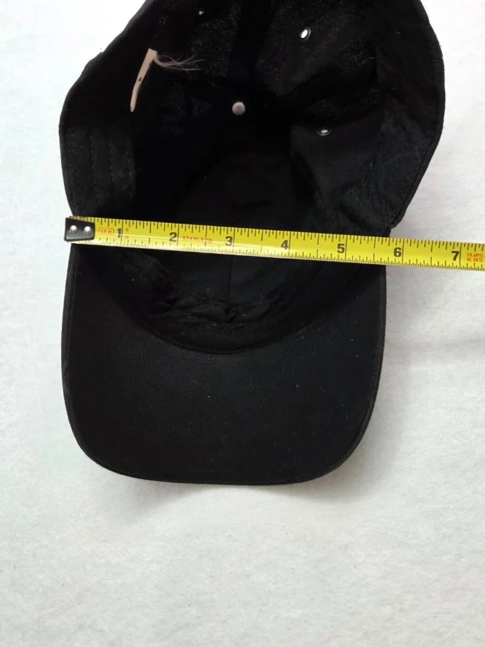 Disney Mickey Mouse Vintage Black Adjustable Embroidered Hat Baseball Cap OS